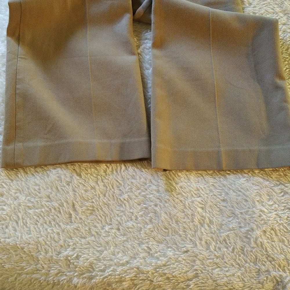 LOFT Tan Wide Leg Pants - Picture 6 of 9